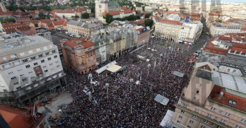 Най-масовият протест в историята на Хърватия е за по-добро образование
