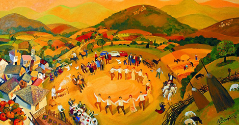 Хорото е колективен танц характерен за българския фолклор както и