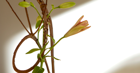  Икебана е традиционно японско изкуство за аранжиране на цветя и