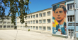 Портрет на Левски грейна на фасадата на врачанско училище